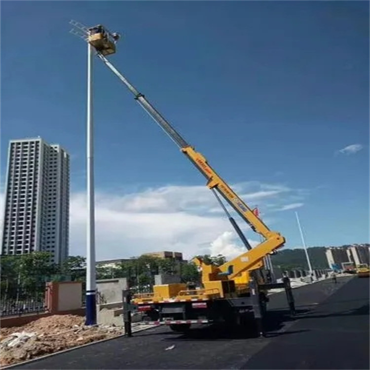 湖南维修路灯的曲臂升降车出租